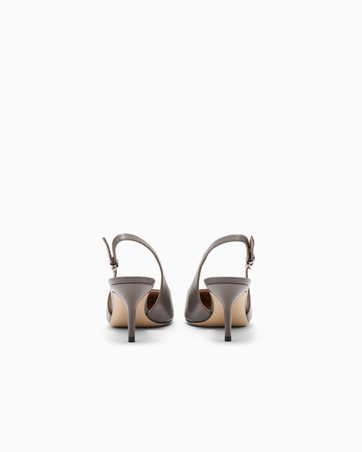 Emporio Armani White Decollete Shoe