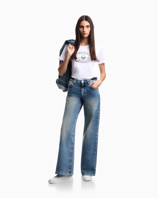 Emporio Armani Blue Armani Jeans J4J Straight-Fit Denim Jeans