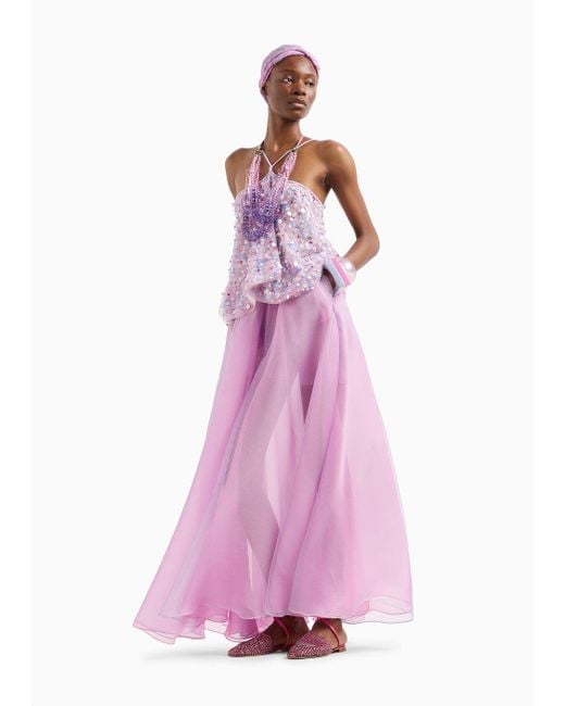 Jupe longue organza hotsell