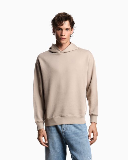 Emporio Armani Natural Jersey Hooded Sweatshirt for men