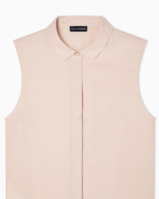 Emporio Armani Pink Sleeveless Shirt