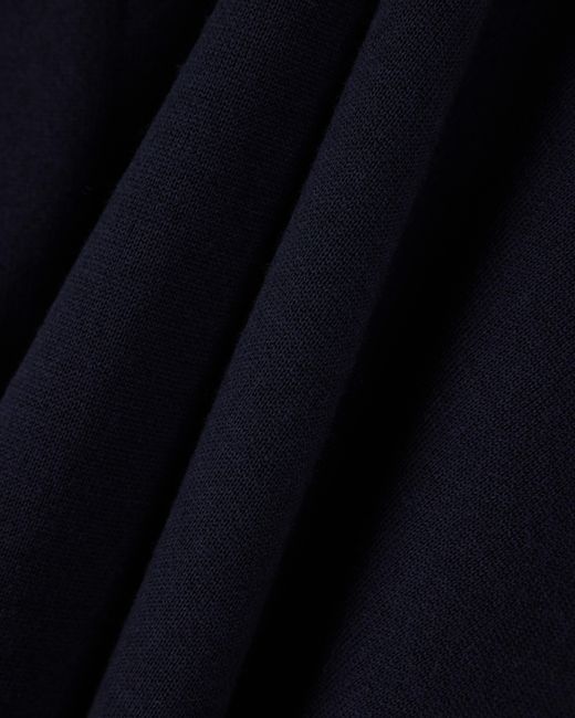 Emporio Armani Blue Virgin Wool Jogger Pants Travel Essential for men