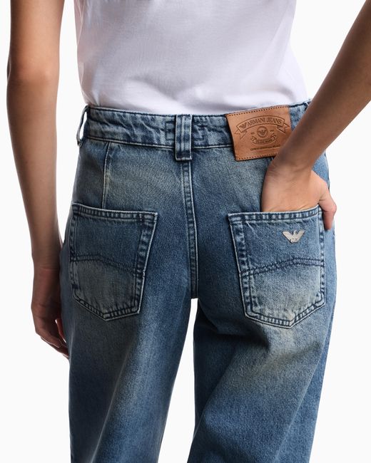 Emporio Armani Blue Armani Jeans J4J Straight-Fit Denim Jeans