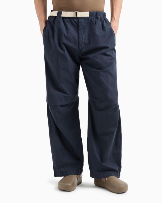 Pantaloni Con Dettaglio Cinturino Capsule Peace Asv di Emporio Armani in Blue da Uomo