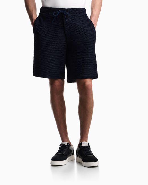 Emporio Armani Blue Bermuda Shorts for men