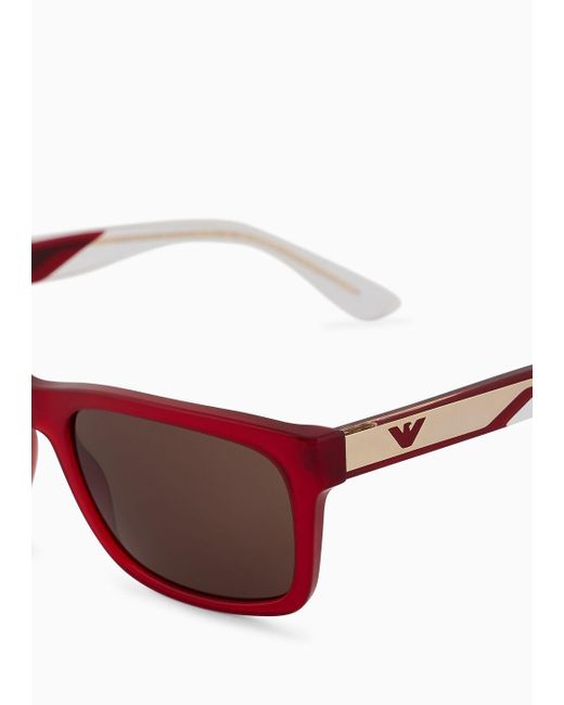 Emporio Armani Red Sunglasses for men