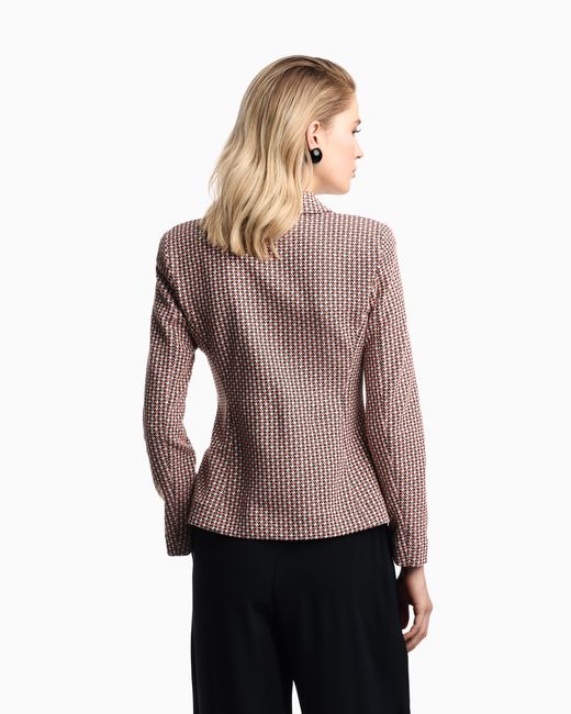 Emporio Armani Brown Double-Breasted Jacket