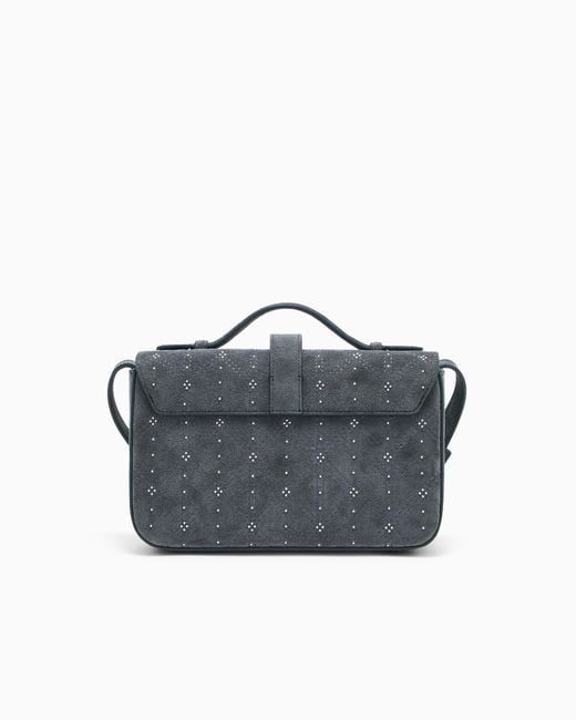 Emporio Armani Blue Top Handle Bag