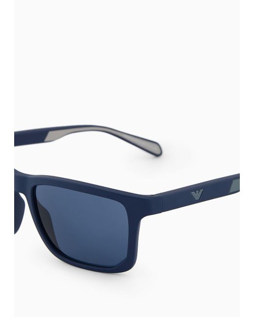 Gafas De Sol Rectangulares Emporio Armani de hombre de color Blue