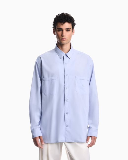 Emporio Armani Blue Shirt for men
