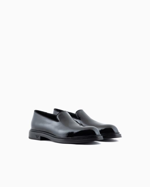 Emporio Armani White Slipper Loafer for men