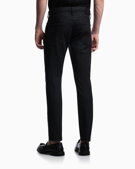 Emporio Armani Blue J06 Slim-Fit Jeans for men