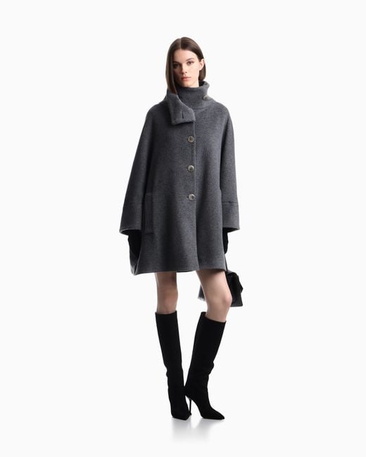 Emporio Armani Gray Overcoat