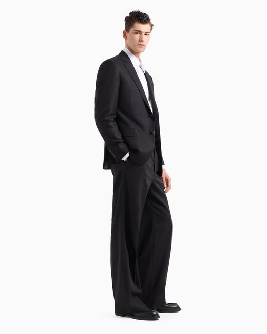 Emporio Armani Black Formal Jackets for men