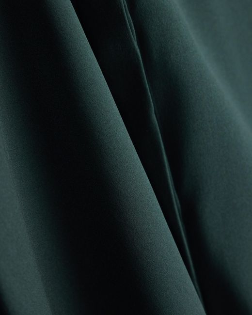 Emporio Armani Green Silk Satin Shirt