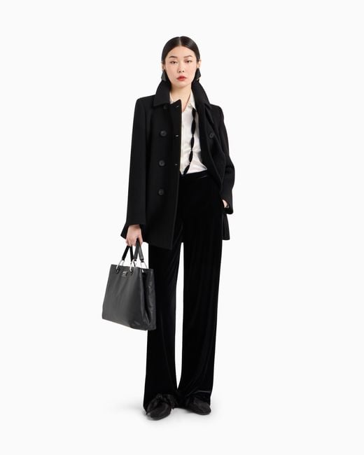 Emporio Armani White Silk Satin Shirt