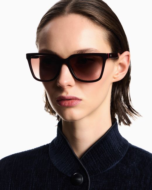 Emporio Armani Multicolor Irregular-Shaped Sunglasses