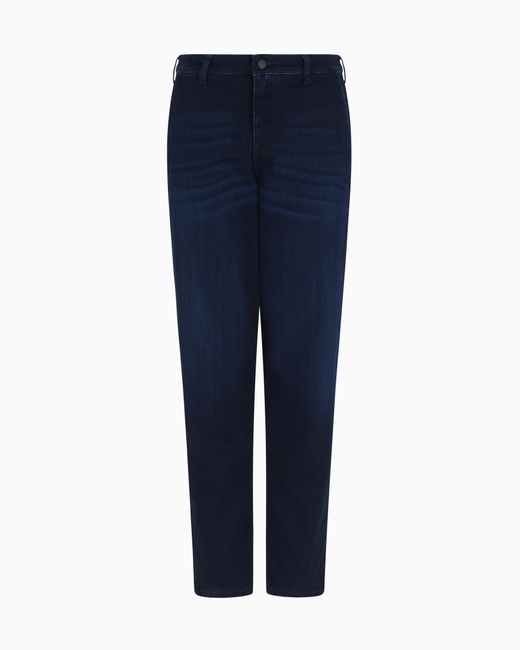Jeans J5A Vita Media E Gamba Carrot di Emporio Armani in Blue
