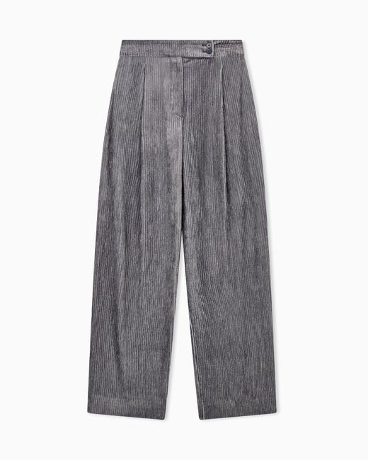 Emporio Armani Gray Pleated Pants