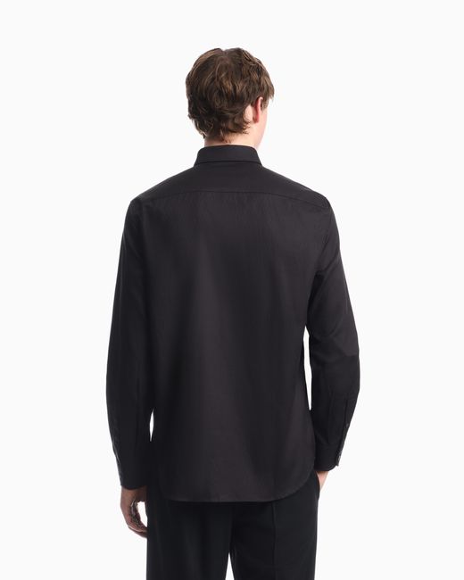 Emporio Armani Blue Regular Fit Shirt for men