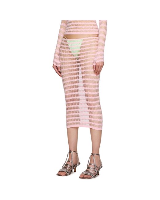 Isa Boulder Pink Allea Lace Skirt