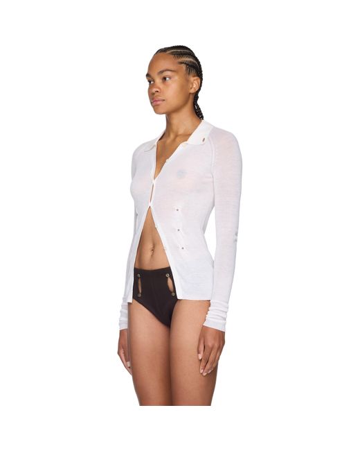 Rui White Wool Shirt