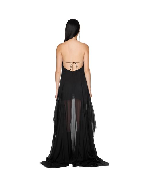 Ann Demeulemeester Black Brenda X-Long Dress