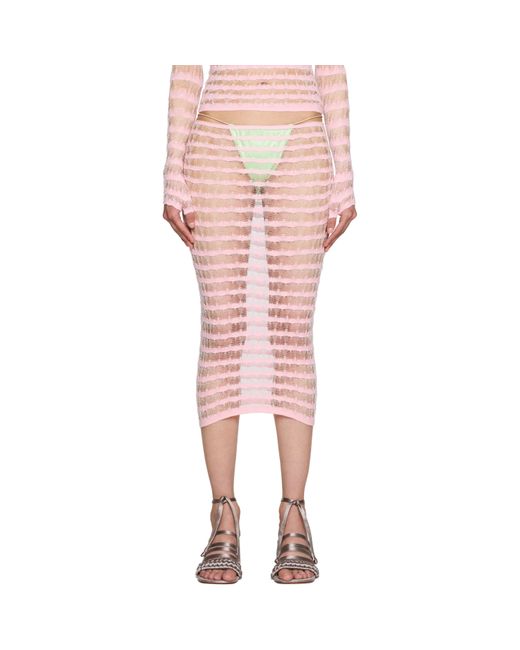 Isa Boulder Pink Allea Lace Skirt