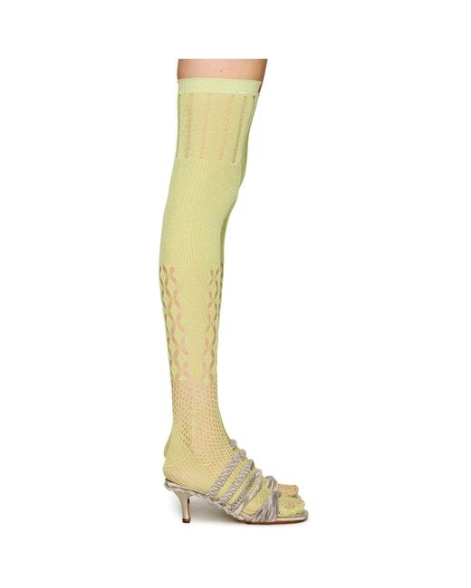 Isa Boulder Yellow Gradient High Socks