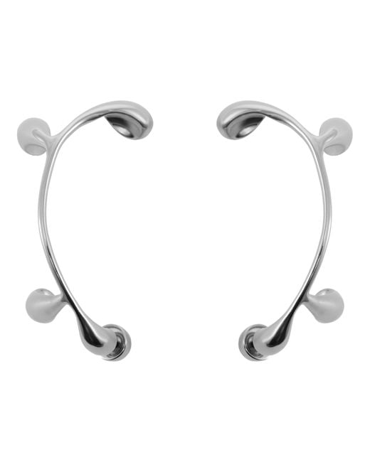 Hugo Kreit Metallic Serti Earrings
