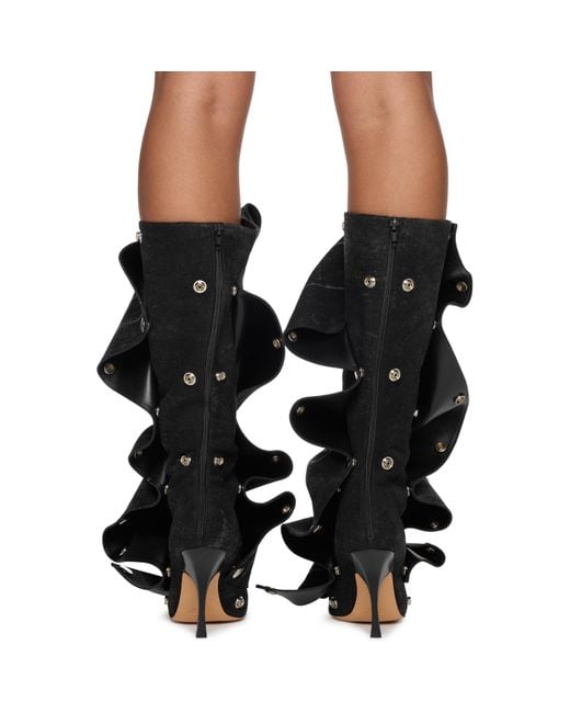 Y. Project Black Snap Boots