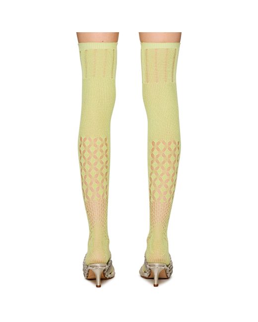 Isa Boulder Yellow Gradient High Socks