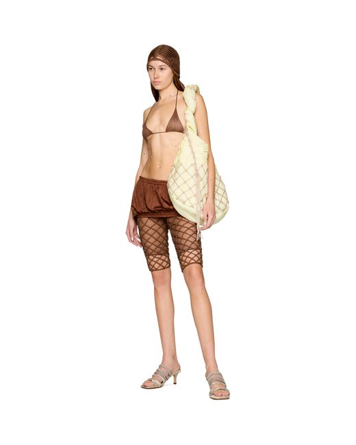 Isa Boulder Brown Ricepaper Triangle Top