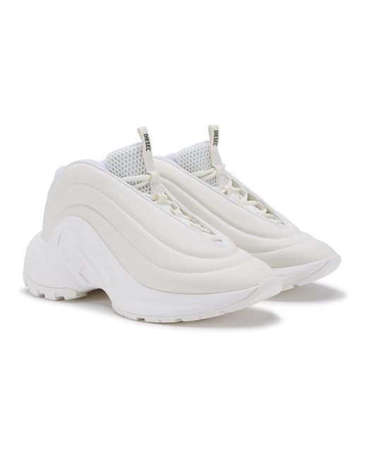 DIESEL White S-D-Runner X Sneaker