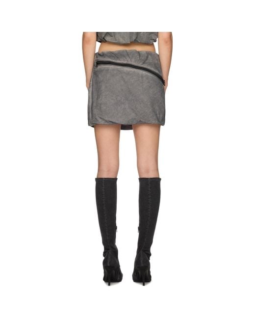 DIESEL Gray O-Rigin Skirt