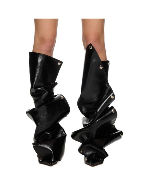 Y. Project Black Snap Boots