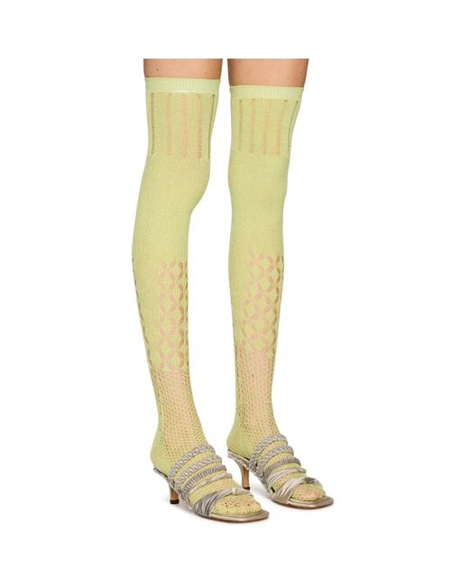 Isa Boulder Yellow Gradient High Socks
