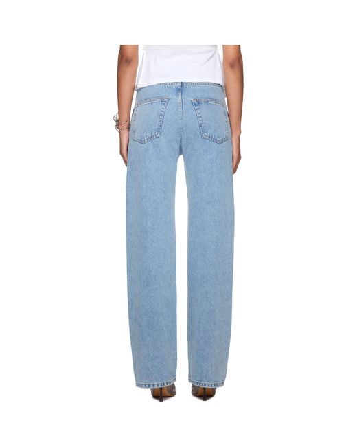 Y. Project Blue Evergreen Cut-Out Jeans