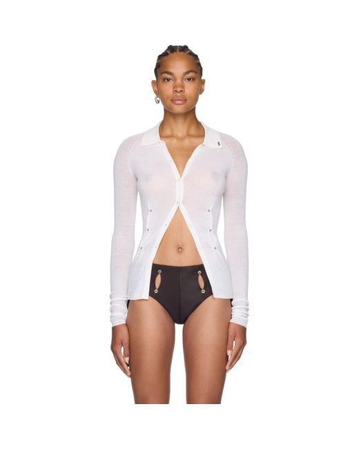 Rui White Wool Shirt