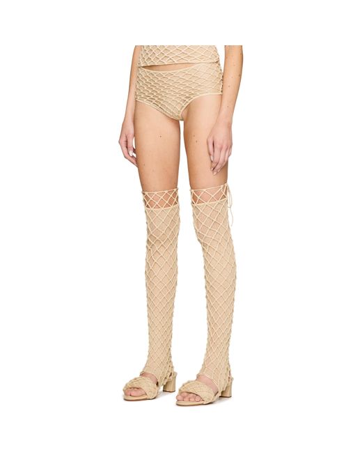 Isa Boulder Natural Macramist Hot Pants