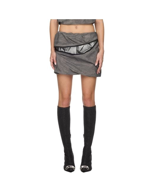 DIESEL Gray O-Rigin Skirt