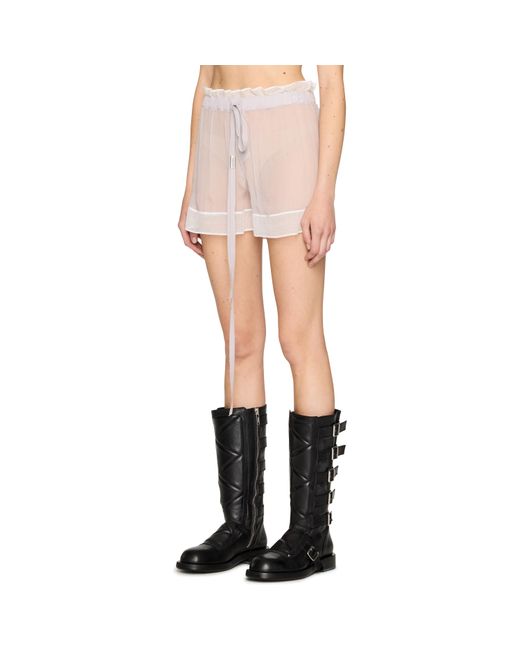 Ann Demeulemeester Pink Gilla Lace Boxers Shorts