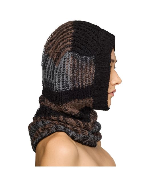 Ann Demeulemeester Black Vali Balaclava