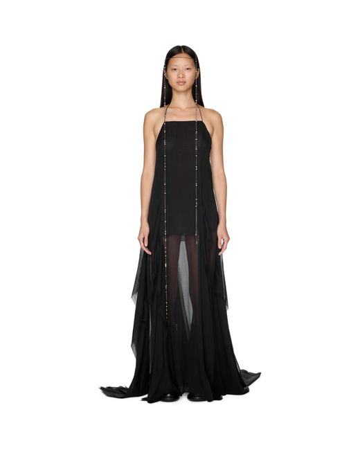 Ann Demeulemeester Black Brenda X-Long Dress