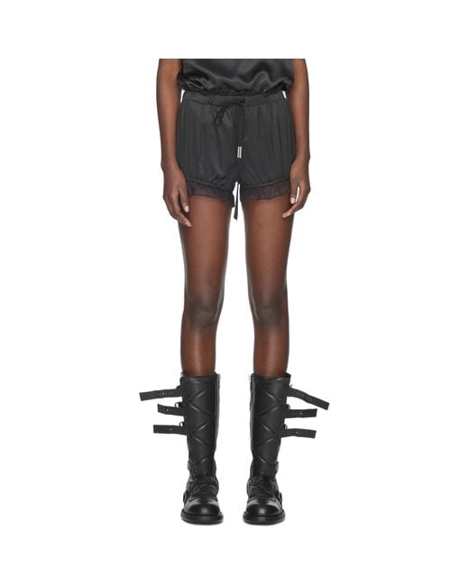 Ann Demeulemeester Black Lo Micro Boxer Shorts