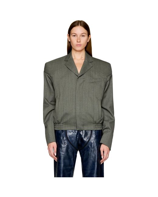 Martine Rose Gray Padded Tailored Jacket