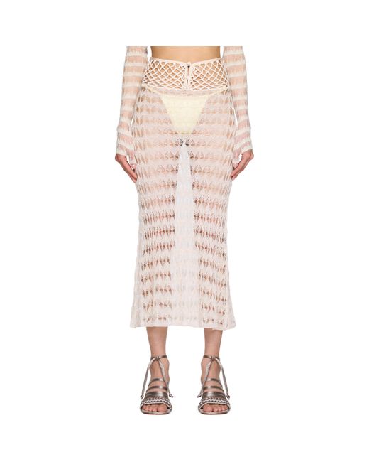 Isa Boulder Pink Lace Maxi Skirt