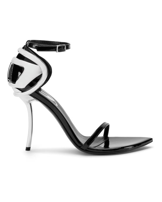 DIESEL Black D-Ten&Half Sandals