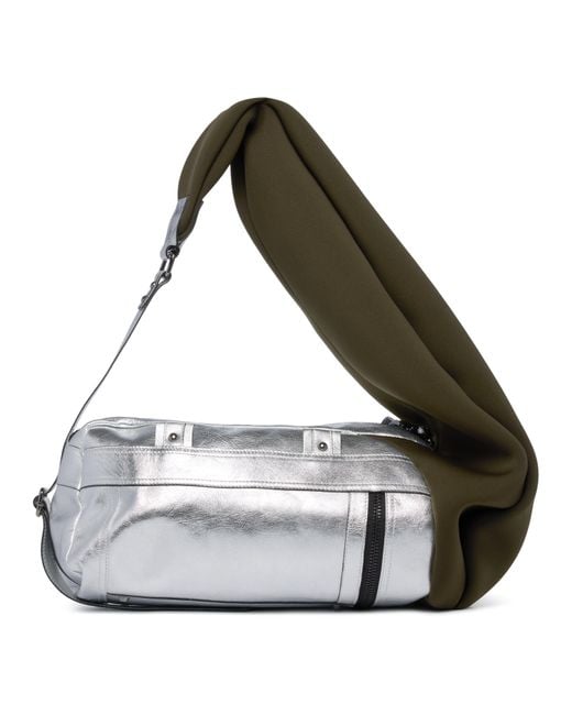 OTTOLINGER Metallic Neoprene Leather Bag