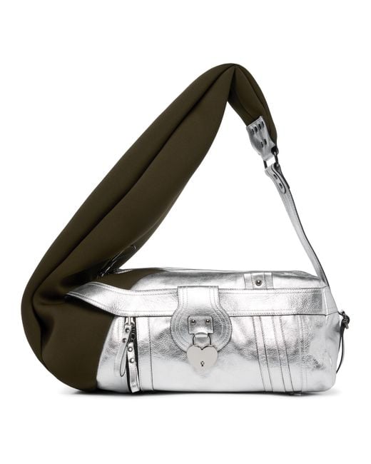OTTOLINGER Metallic Neoprene Leather Bag